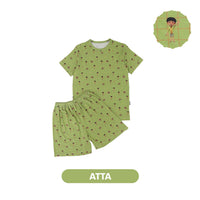 Mooi x Jumbo Piyama Dewasa Setelan Tencel Short Pajamas Adult