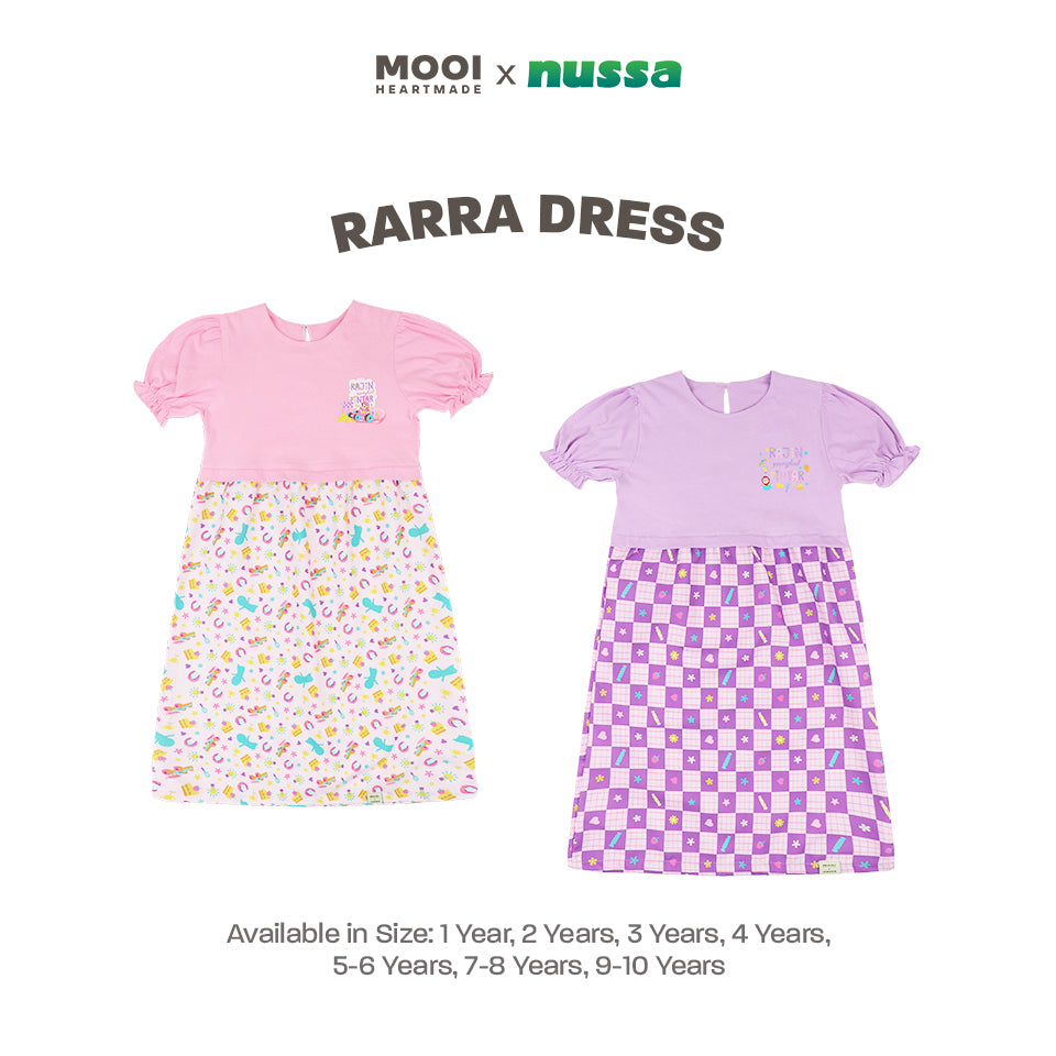 Mooi x Nussa Dress Anak Perempuan Rarra Dress