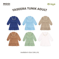 Mooi Tunik Wanita Atasan Wanita Raya Collection Yaseera Tunic