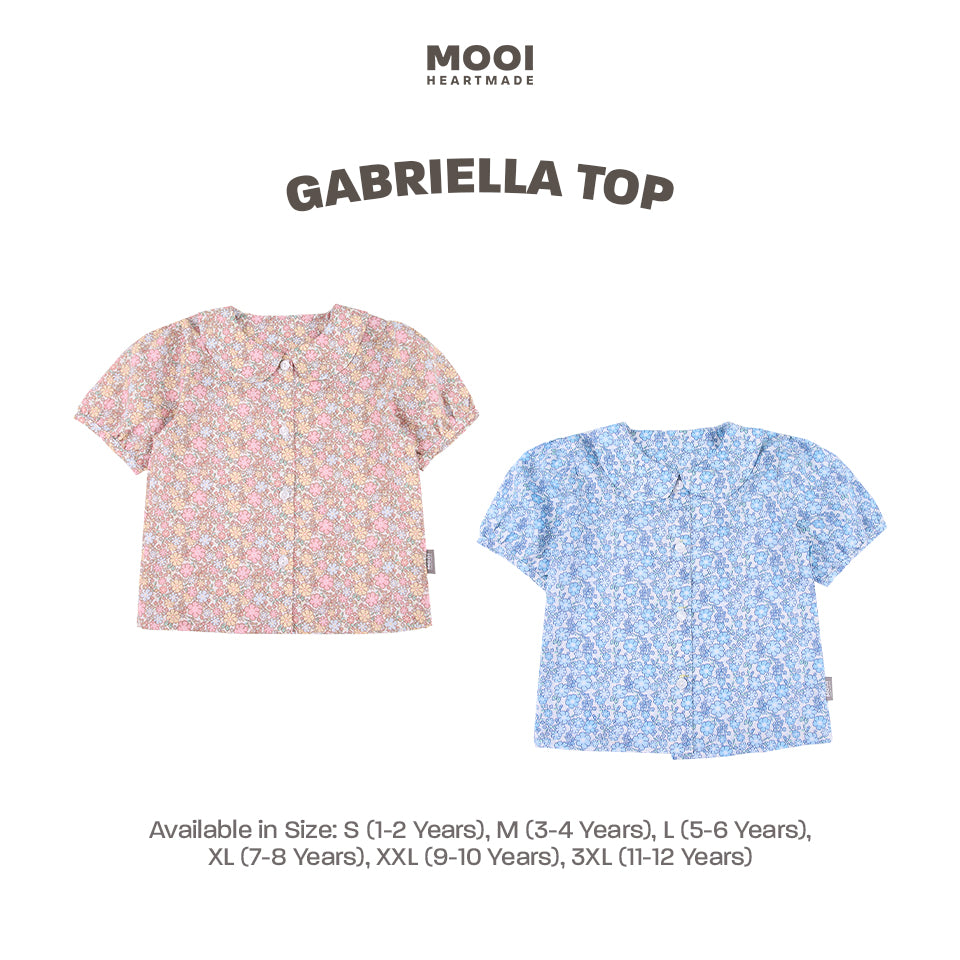 Mooi Atasan Anak Perempuan Gabriella Top