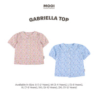 Mooi Atasan Anak Perempuan Gabriella Top