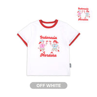 Mooi Merdeka Kaos Kemerdekaan 17 Agustus T-shirt Anak Merdeka Vintage Tee Indonesia Merdeka