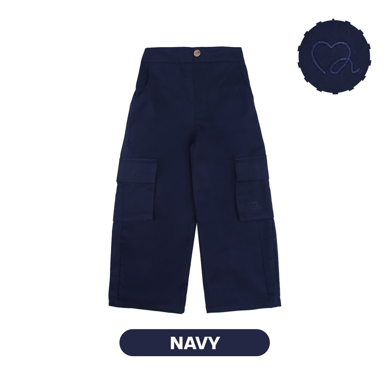 Mooi Celana Panjang Cargo Anak Perempuan Classic Girl Cargo Pants