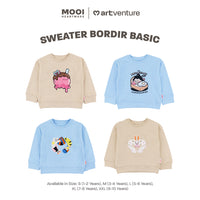 Mooi Artventure x Illustrator Sweater Bordir Basic Anak