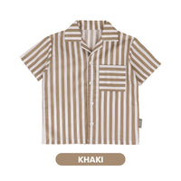Mooi Kemeja Anak Laki-laki Arka Striped Shirt