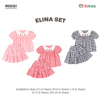 Mooi Setelan Anak Perempuan Christmas Collection Elina Set