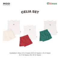 Mooi Setelan Anak Perempuan Christmas Collection Celia Set