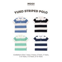 Mooi Kemeja Anak Laki-Laki Yuko Striped Polo