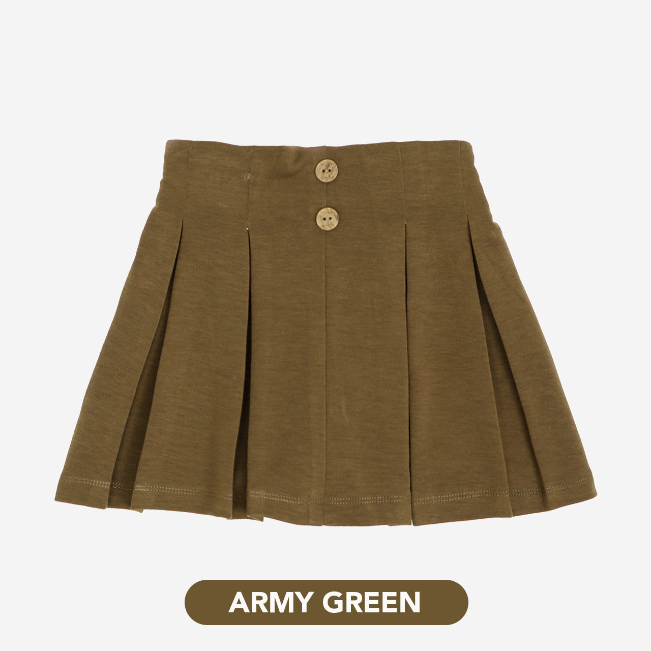 Mooi Rok Celana Anak Perempuan Ayako Skort Pleat Pants