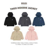 Mooi Atasan Hoodie Panjang Anak Theo Hoodie Jacket