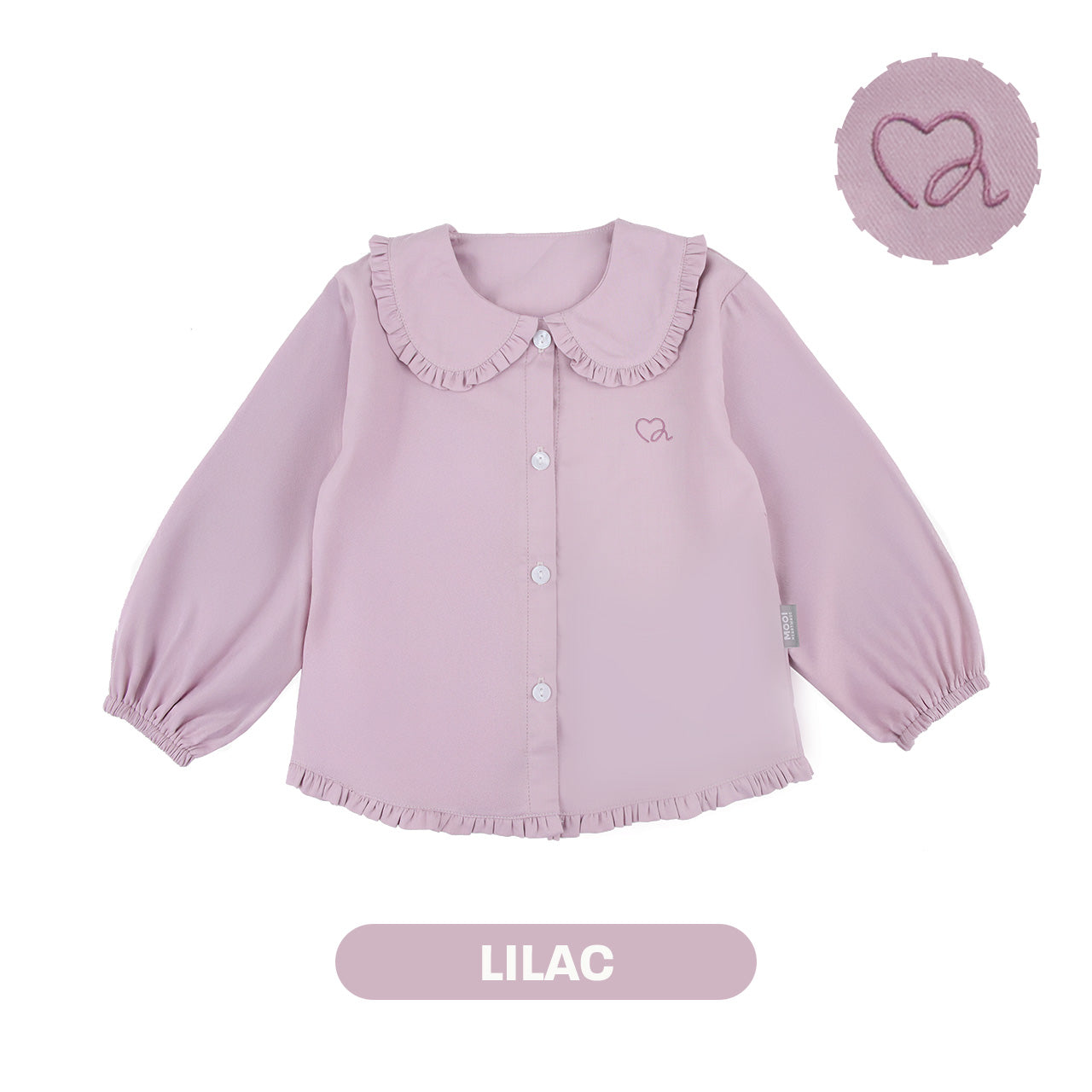 Mooi Atasan Anak Perempuan Abigail Long Sleeve Shirt