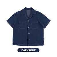 Mooi Kemeja Jeans Anak Laki-Laki Marlo Denim Shirt
