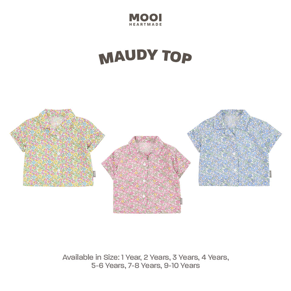 Mooi Atasan Anak Perempuan Maudy Top