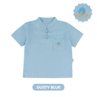 Mooi Kemeja Anak Laki-Laki Wang Pocket Shirt