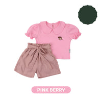 Mooi x Jumbo Setelan Anak Perempuan Meri Collar Set