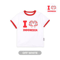 Mooi Merdeka Kaos Kemerdekaan 17 Agustus T-shirt Anak Merdeka Vintage Tee I Love Indonesia