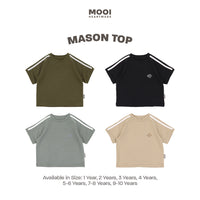 Mooi Kaos Anak Laki - Laki Mason Top