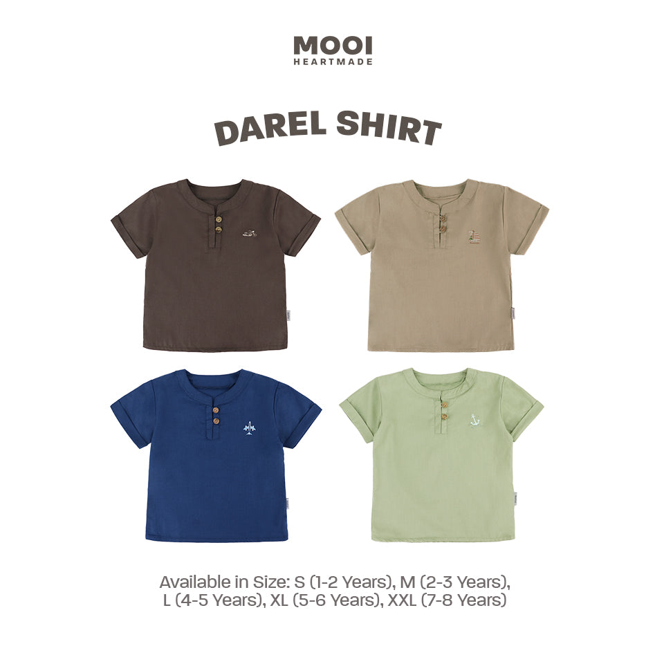 Mooi Kemeja Anak Laki-Laki Darel Shirt