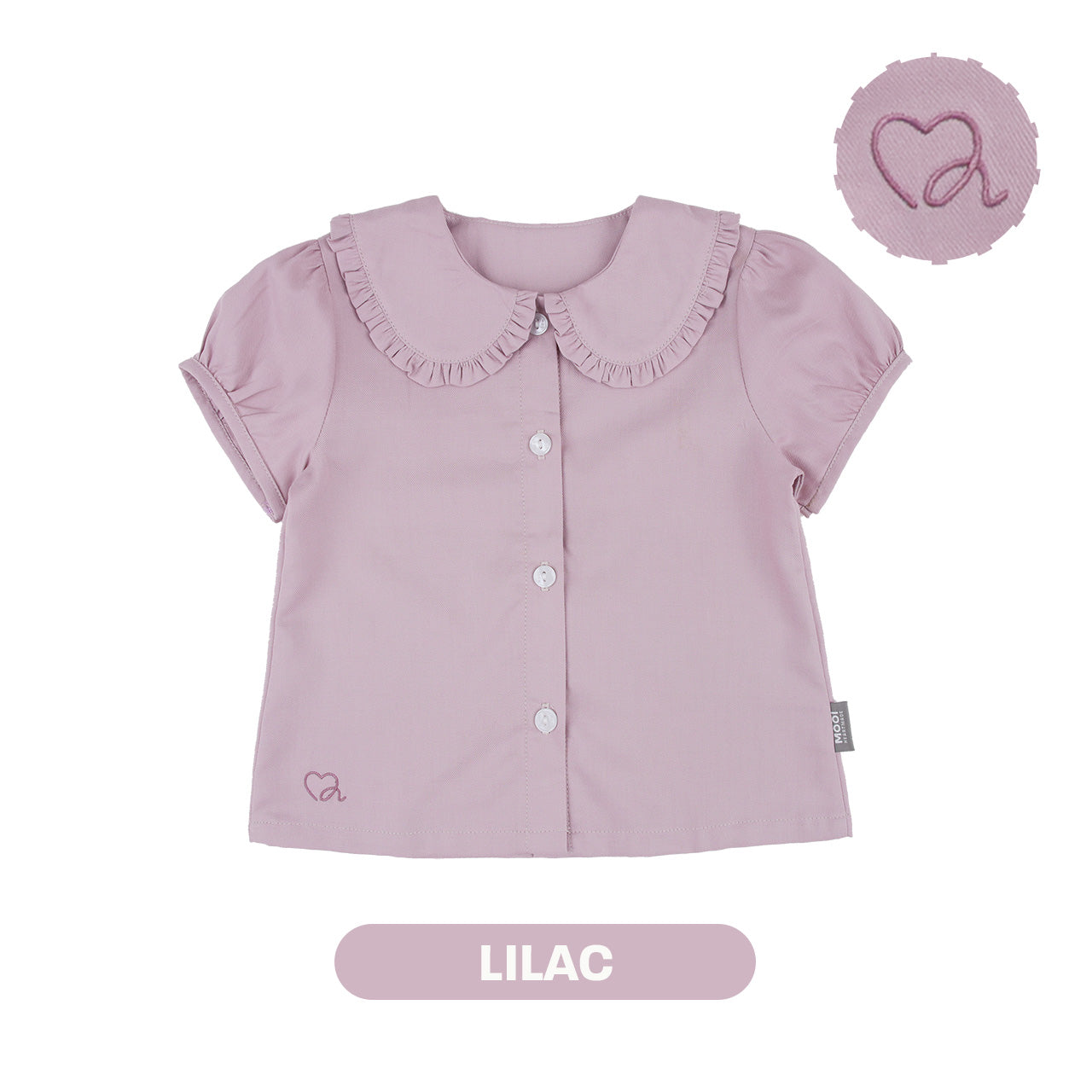 Mooi Atasan Anak Perempuan Charlotte Puff Shirt