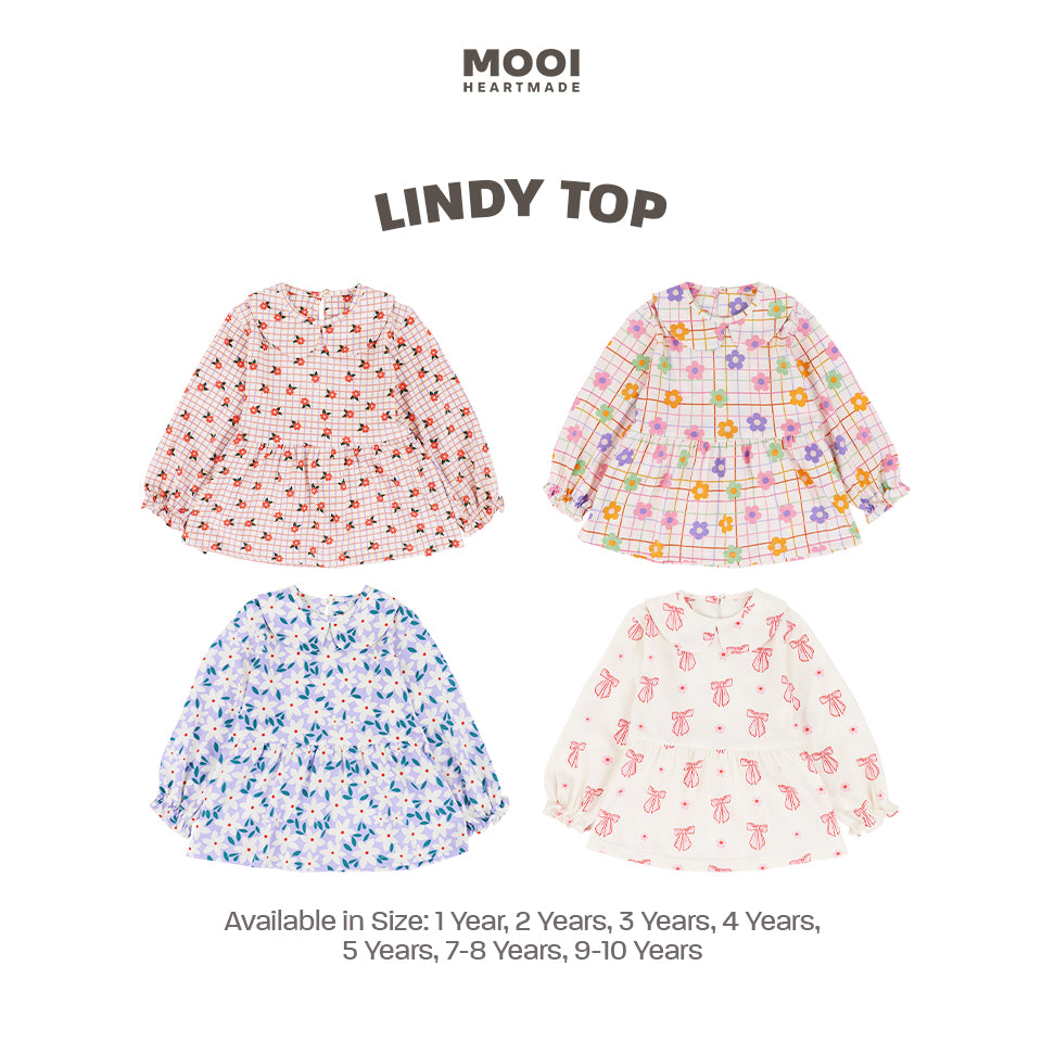 Mooi Atasan Anak Perempuan Lindy Top