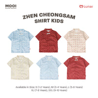 Mooi Kemeja Anak Laki-Laki Lunar Collection Zhen Cheongsam Shirt