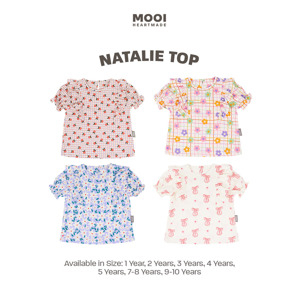 Mooi Atasan Anak Perempuan Natalie Top