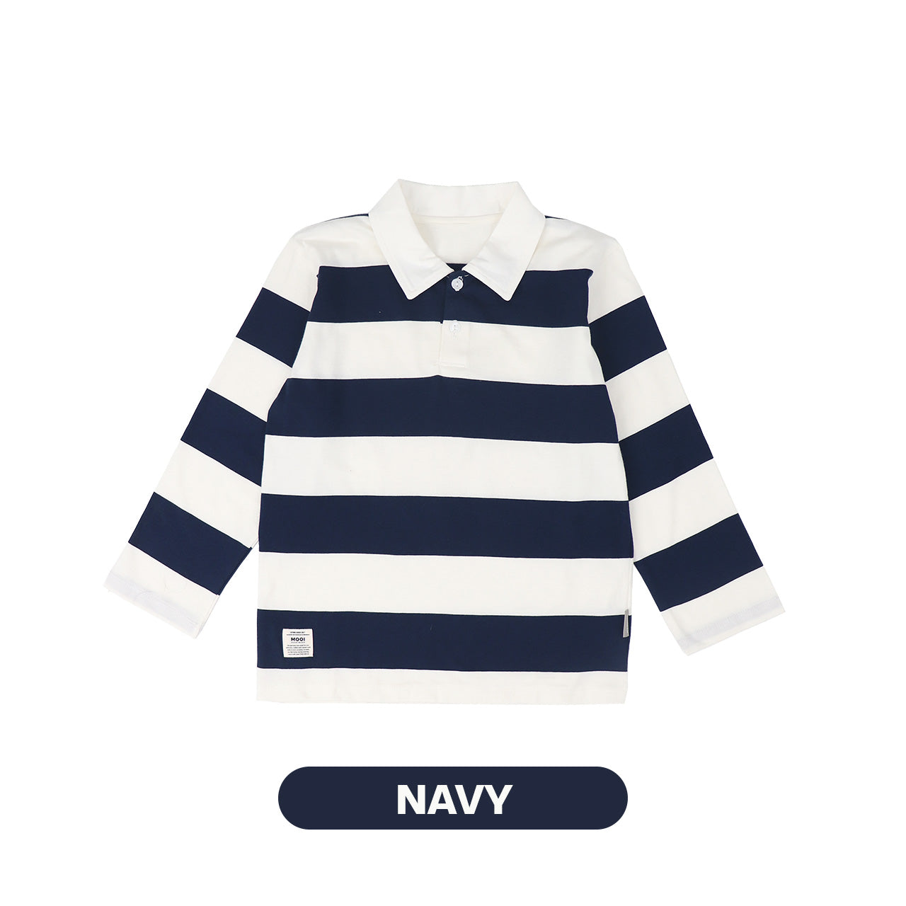 Mooi Kemeja Anak Laki-laki Christmas Collection Jerome Striped Polo Shirt