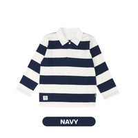 Mooi Kemeja Anak Laki-laki Christmas Collection Jerome Striped Polo Shirt
