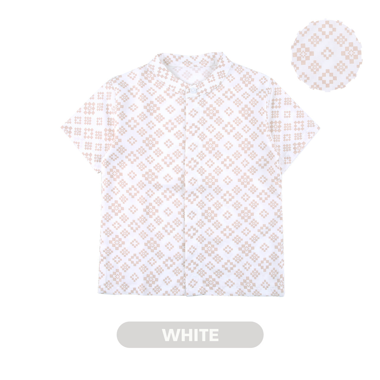 Mooi Atasan Batik Kemeja Anak Laki-Laki Zayyan Batik Shirt
