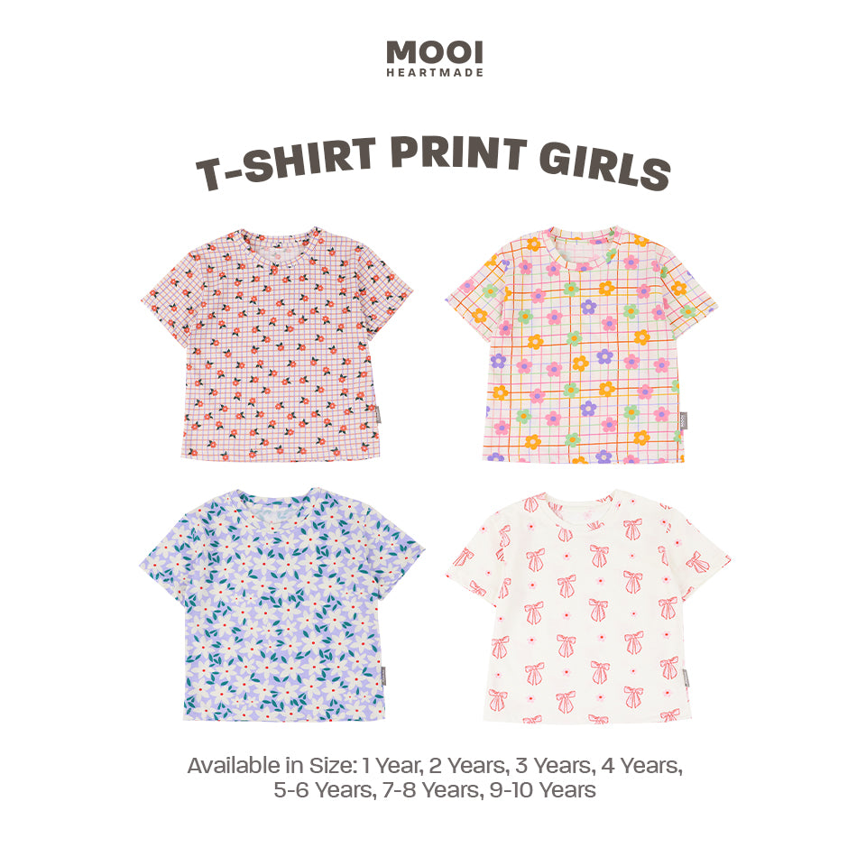 Mooi Atasan Anak Perempuan T-shirt Print