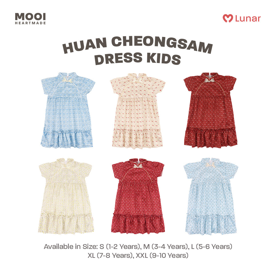 Mooi Dress Anak Perempuan Lunar Collection Huan Cheongsam Dress