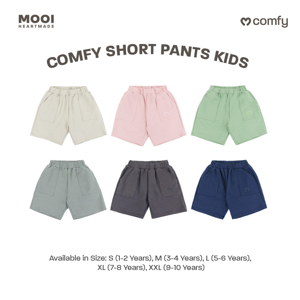 Mooi Celana Pendek Anak Unisex Laki Laki Perempuan Comfy Short Pants Kids Cowok Cewek