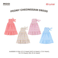 Mooi Dress Anak Perempuan Lunar Collection Peony Cheongsam Dress