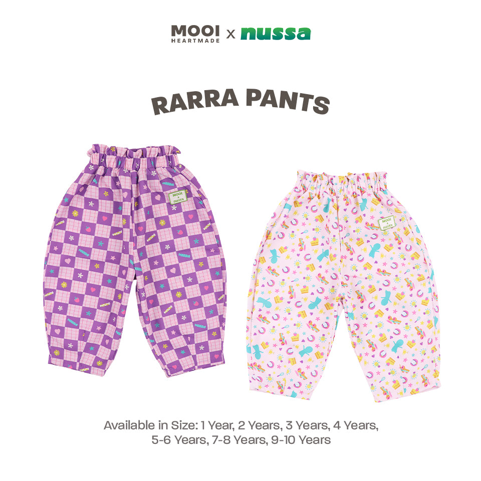 Mooi x Nussa Celana Panjang Anak Perempuan Rarra Pants