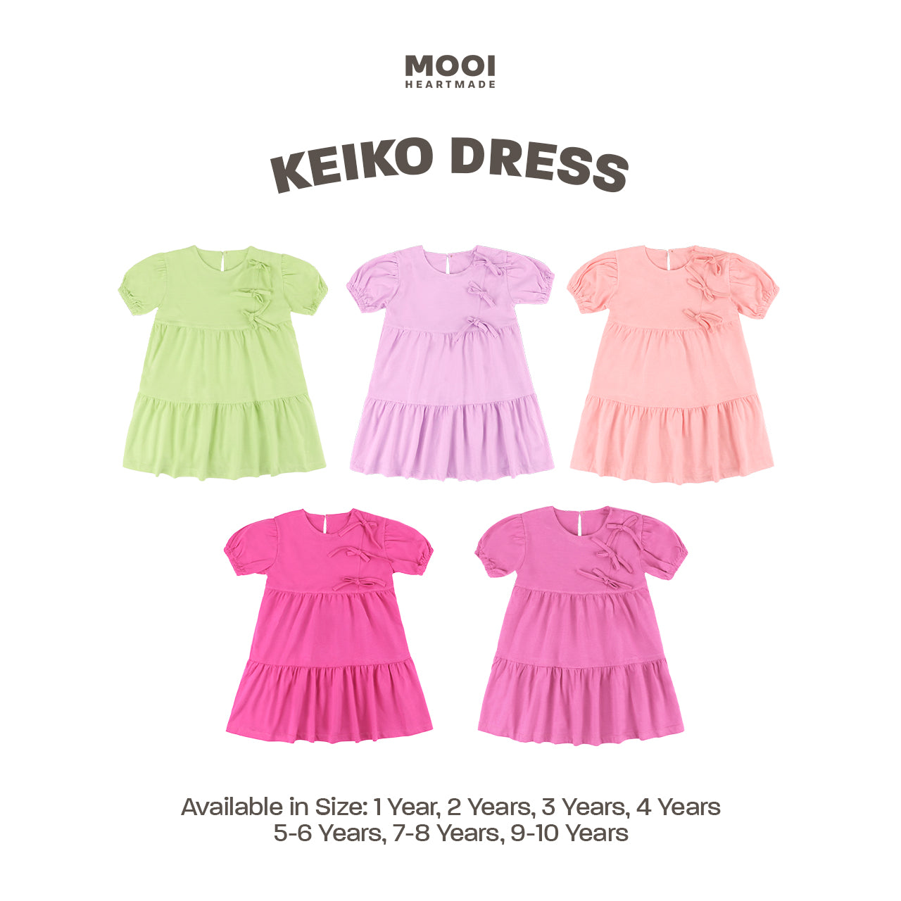 Mooi Dress Anak Perempuan Keiko Dress