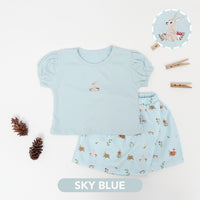 Mooi Setelan Anak Perempuan Alena Skort Set V1
