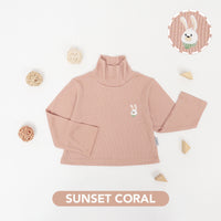 Mooi Atasan Anak Turtle Neck Top V1