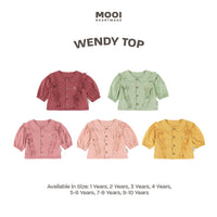 Mooi Atasan Anak Perempuan Wendy Top
