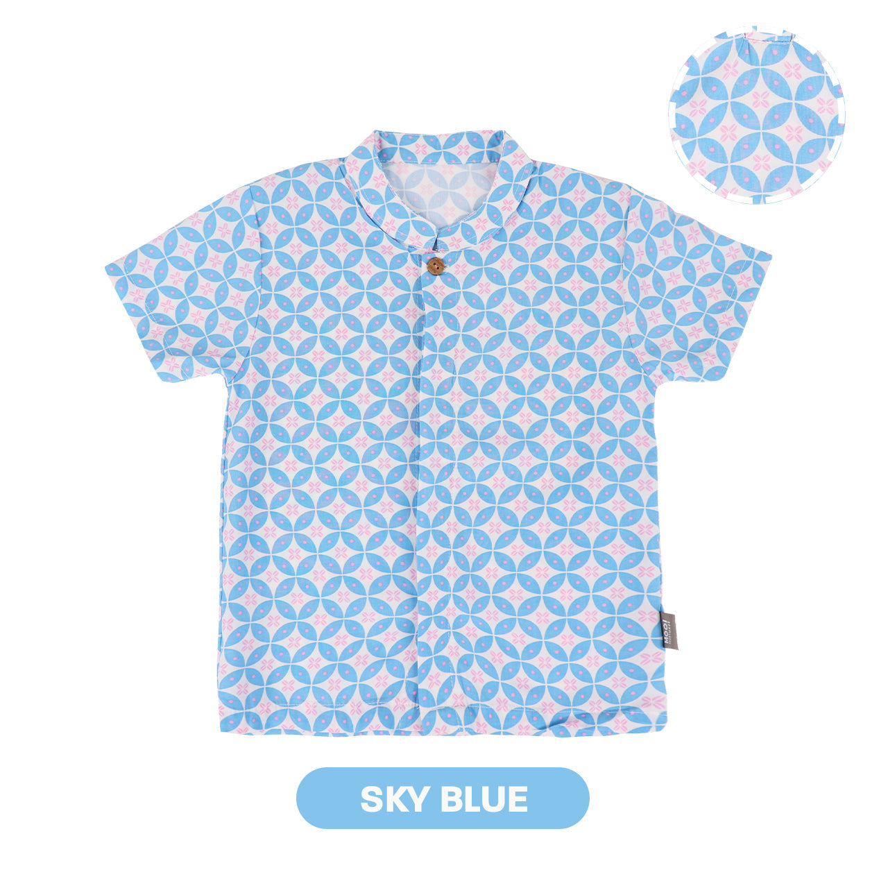 Mooi Atasan Batik Kemeja Anak Laki-Laki Sadewa Batik Shirt