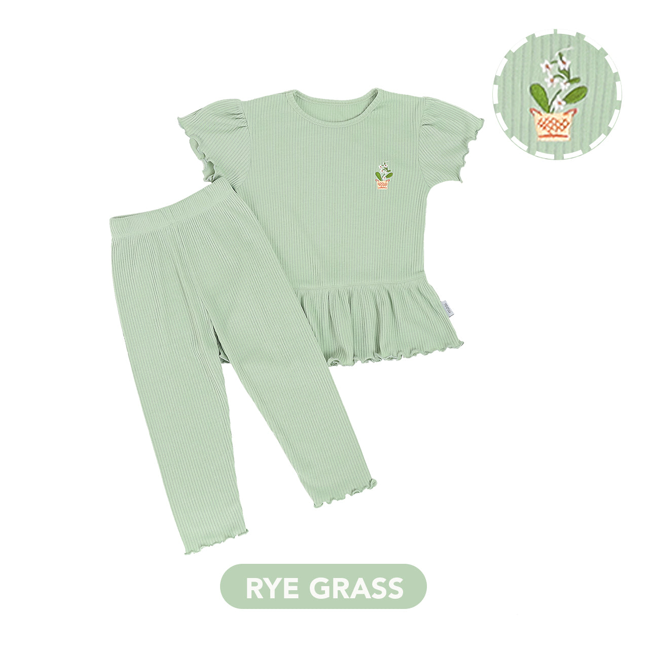 Mooi Setelan Anak Kalia Rib Set