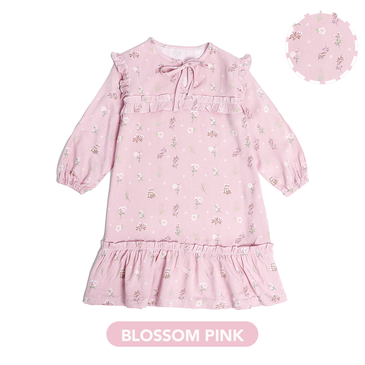 Mooi Dress Anak Perempuan Naya Ruffle Dress