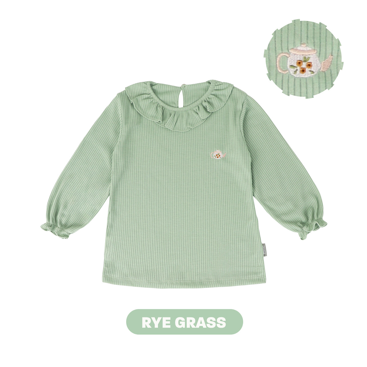 Mooi Atasan Anak Perempuan Mia Top Rib