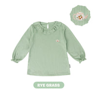 Mooi Atasan Anak Perempuan Mia Top Rib