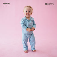 Mooi Setelan Piyama Bayi Comfy Baby Basic Pajamas