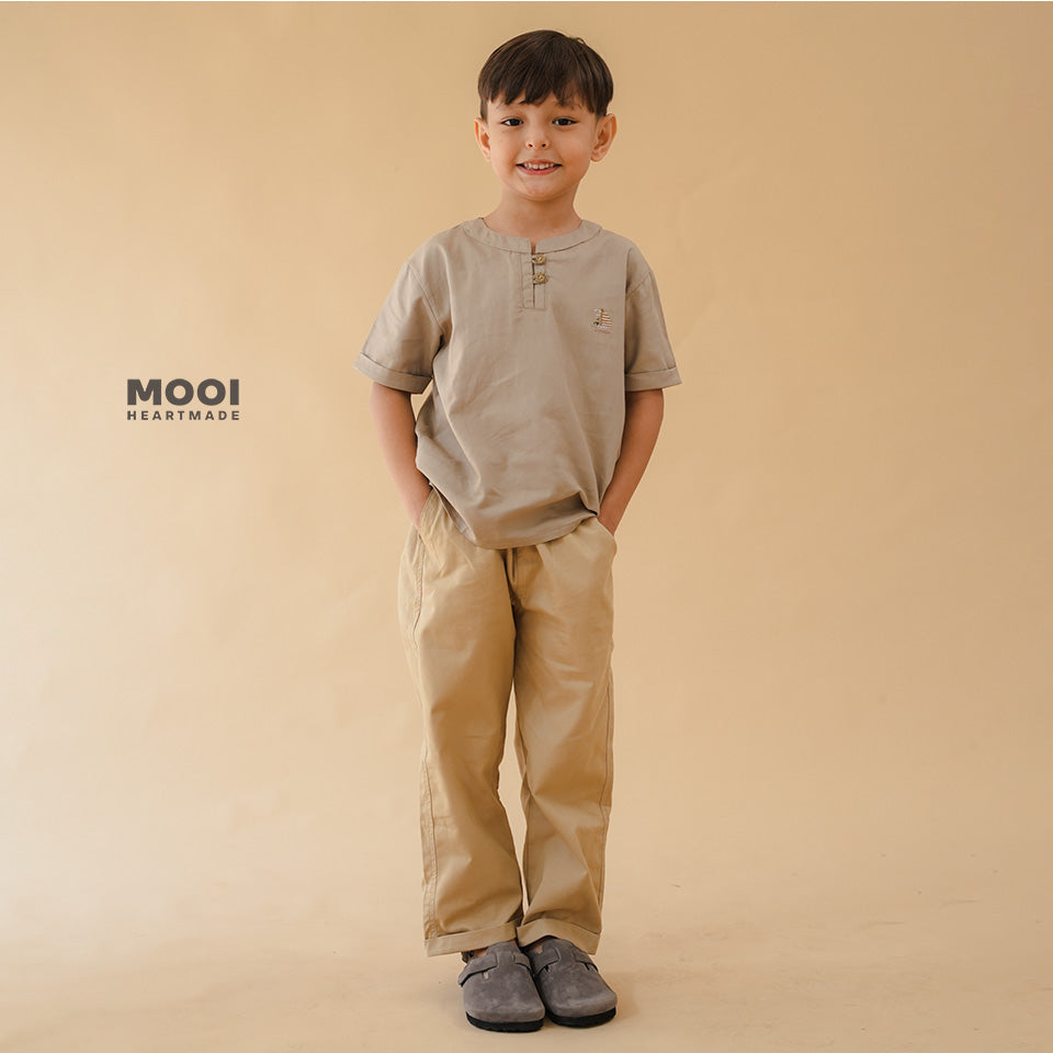 Mooi Kemeja Anak Laki-Laki Darel Shirt