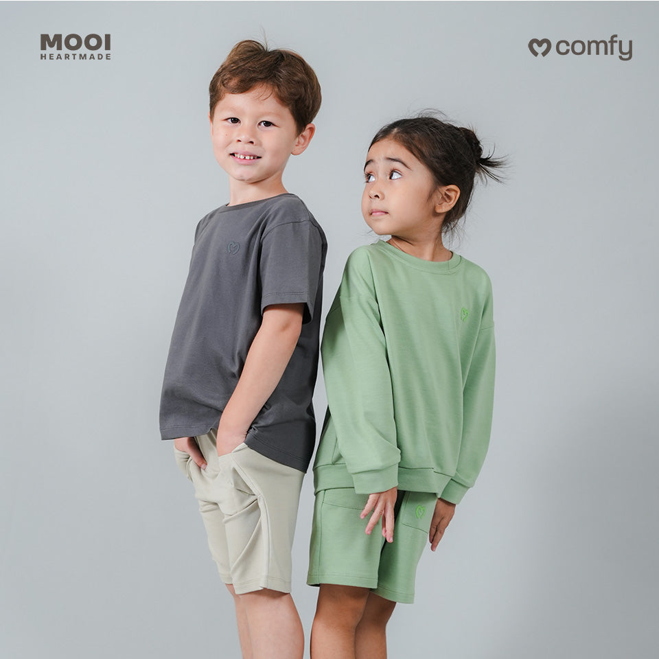 Mooi Celana Pendek Anak Unisex Laki Laki Perempuan Comfy Short Pants Kids Cowok Cewek