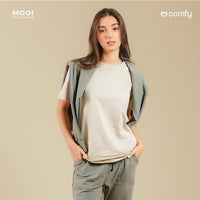 Mooi Kaos Dewasa Unisex Comfy T-Shirt Basic Adult