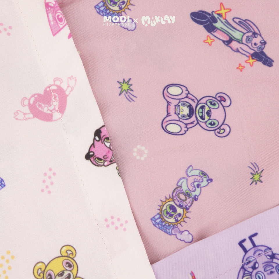 Mooi X Muklay Setelan Anak Perempuan Alena Skort Set