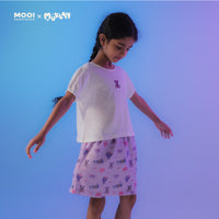 Mooi X Muklay Setelan Anak Perempuan Alena Skort Set