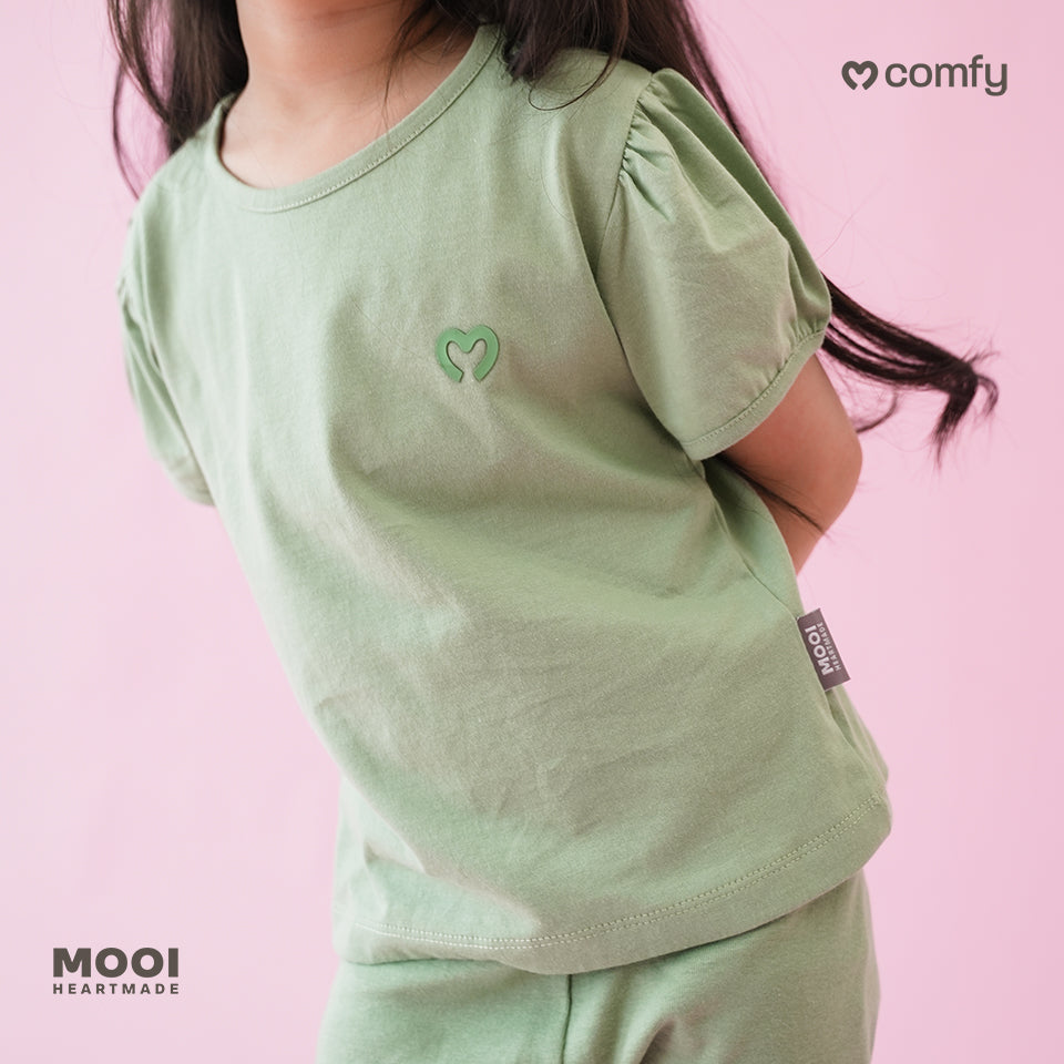 Mooi Kaos Anak Perempuan Comfy Girls Basic T-shirt